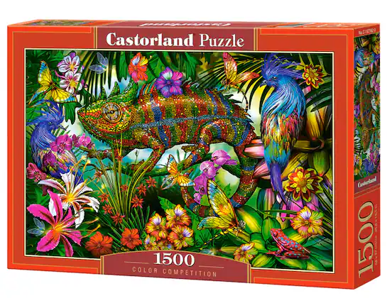 Castorland Puzzle 1500 Color Competition, No C-152162-2, 68x47 cm/CA, 268018.5hn, 18.5, 20.5