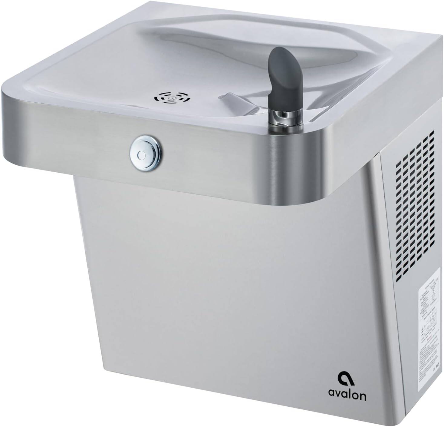 Angle. Avalon - Water Fountain - stainless steel.