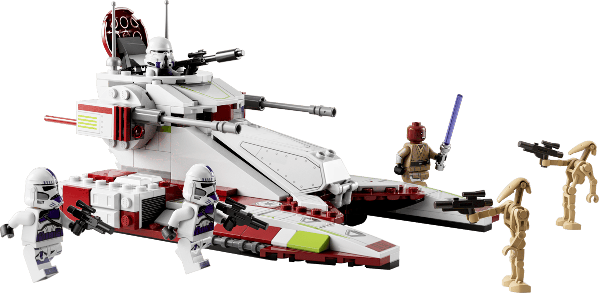 Front. LEGO - LEGO Star Wars Republic Fighter Tank 75342.