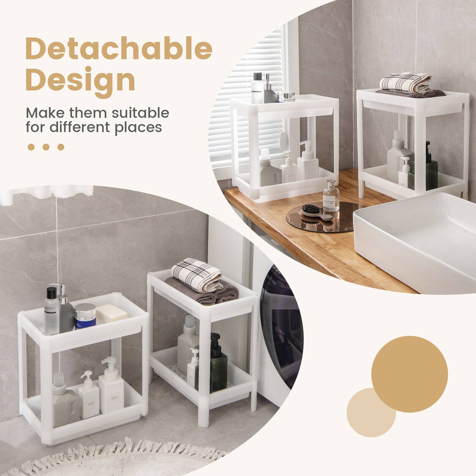 Detachable Design
Make them suitable for different places