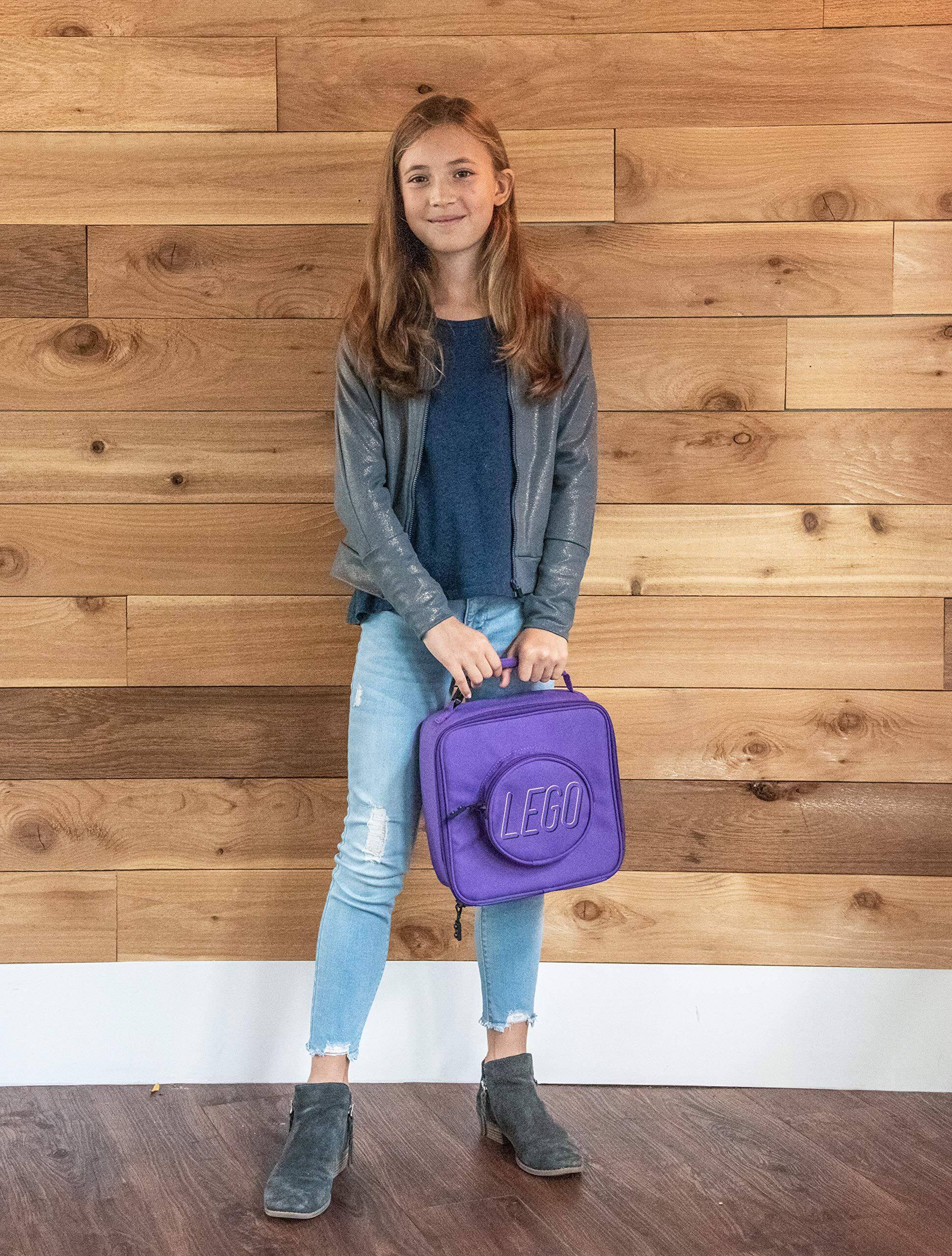 Back. Haiku - LEGO Brick Lunch - Purple.