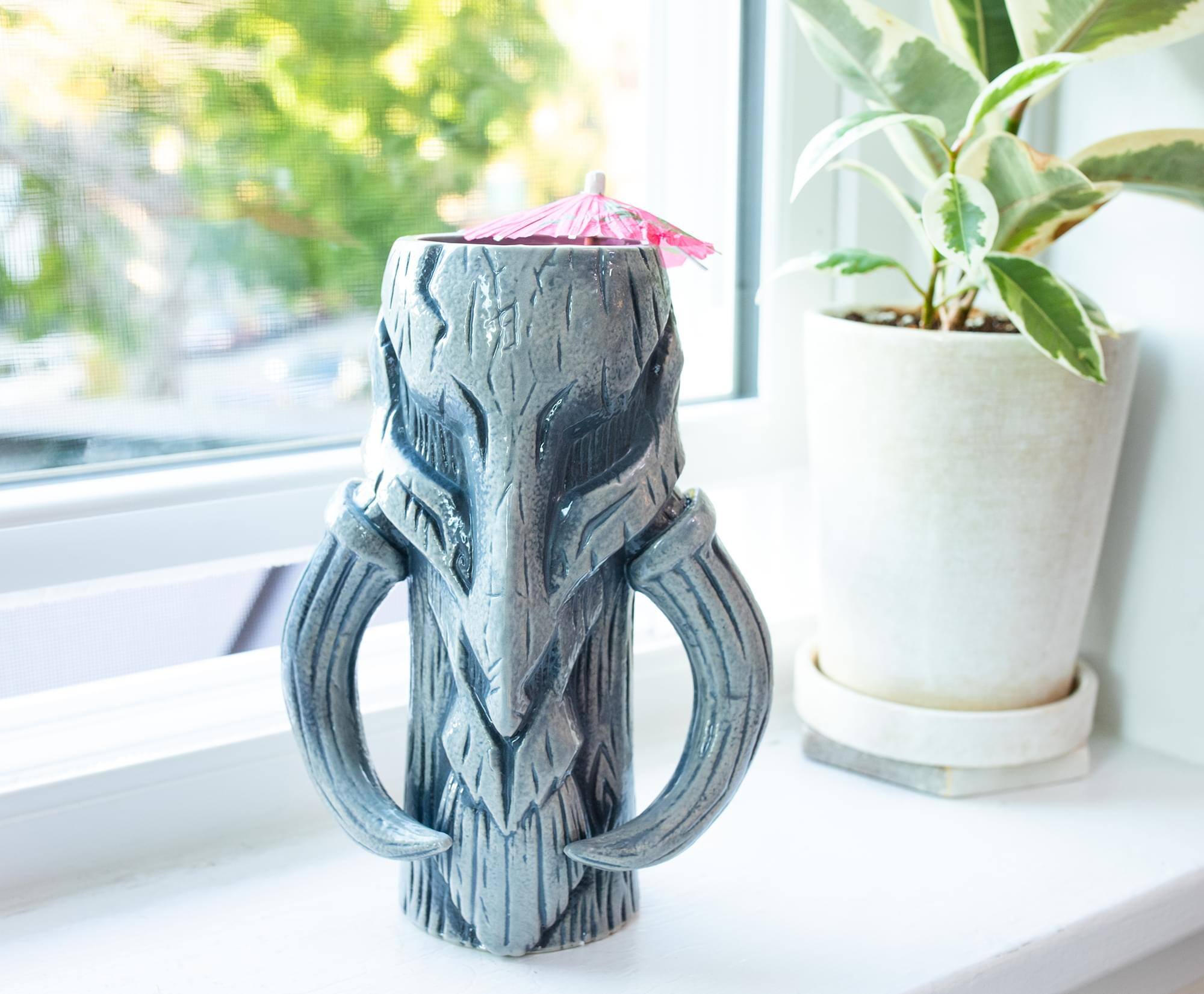 Alt View 5. Star Wars - Geeki Tikis Star Wars Mythosaur Ceramic Mug | Holds 18 Ounces - Grey.