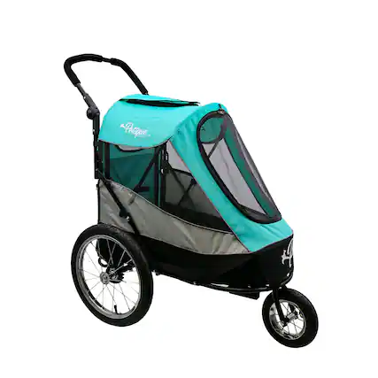 Front. Petique - Petique Trailblazer Jogger, Dog Cart for Medium Size Pets, Ventilated Pet Stroller for Cats & Dogs.