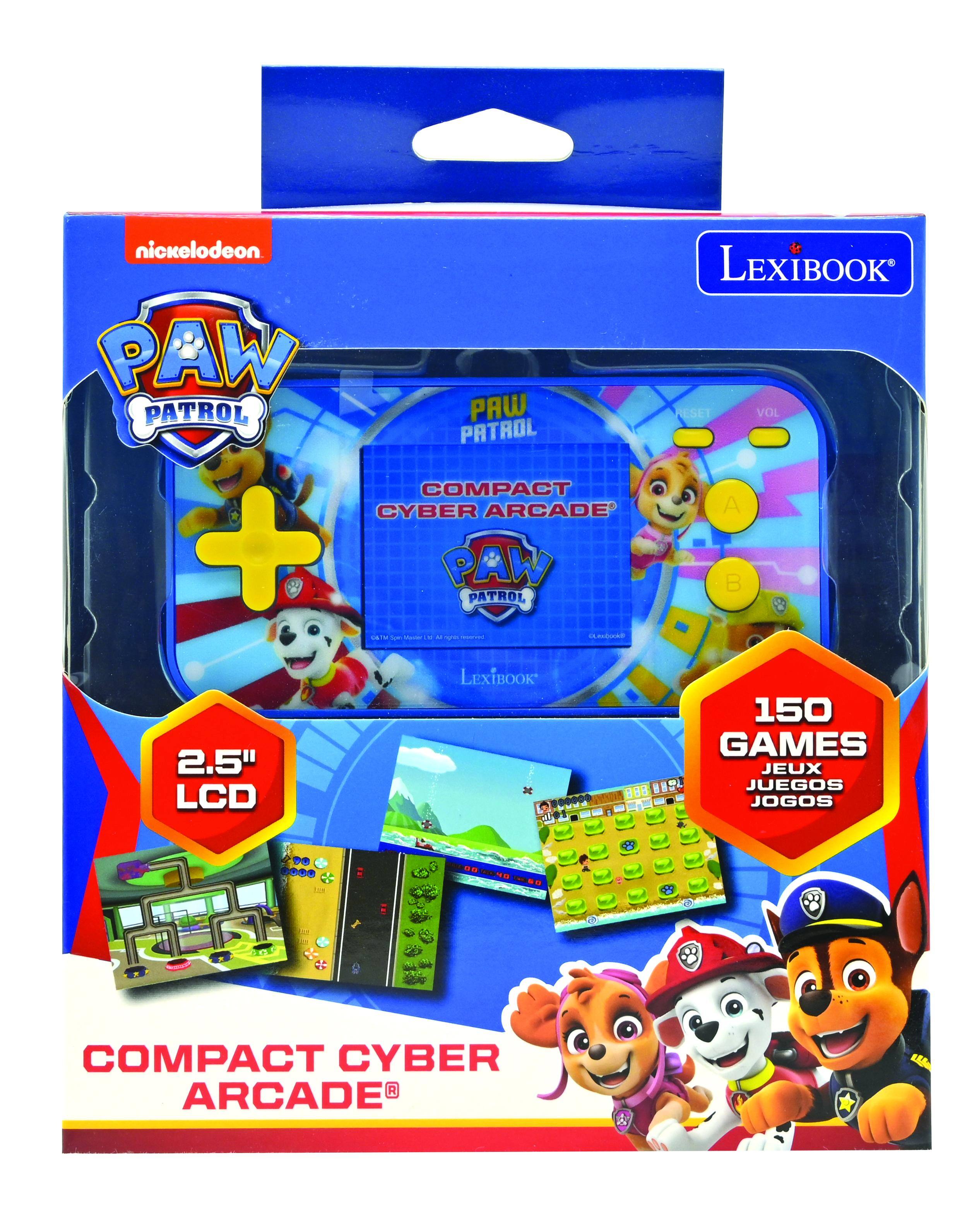 nickelodeon PAW PATROL PAW PATROL LEXIBOOK RESET VOL COMPACT CYBER ARCADE PAW PATROL A B cai - - 1 - - - CAC0AS 2.5" LCD LEXIBOOK PAR 1 - 150 GAMES JEUX JUEGOS JOGOS .. ... .. - COMPACT CYBER R ARCADE