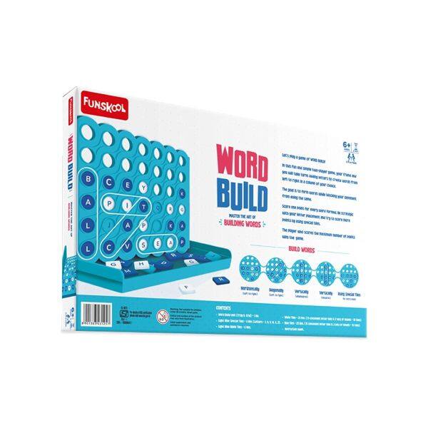 FUNSKOOL WORD BUILD  C E Y A P I T L I A P I  V S L G  Q R K E A R 6 K  A P WORD & BUILD ScrY 5 t MAUTES THE MT F POeS BUILDING WORDS BUILD WORDS & C . . O . . R Norzomat Suagmat WTm asON 6+ 6 . CONTOHTS PCFR