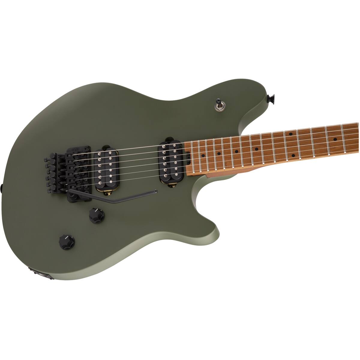 Alt View 6. EVH - EVH Wolfgang WG Standard Electric Guitar, Matte Army Drab.
