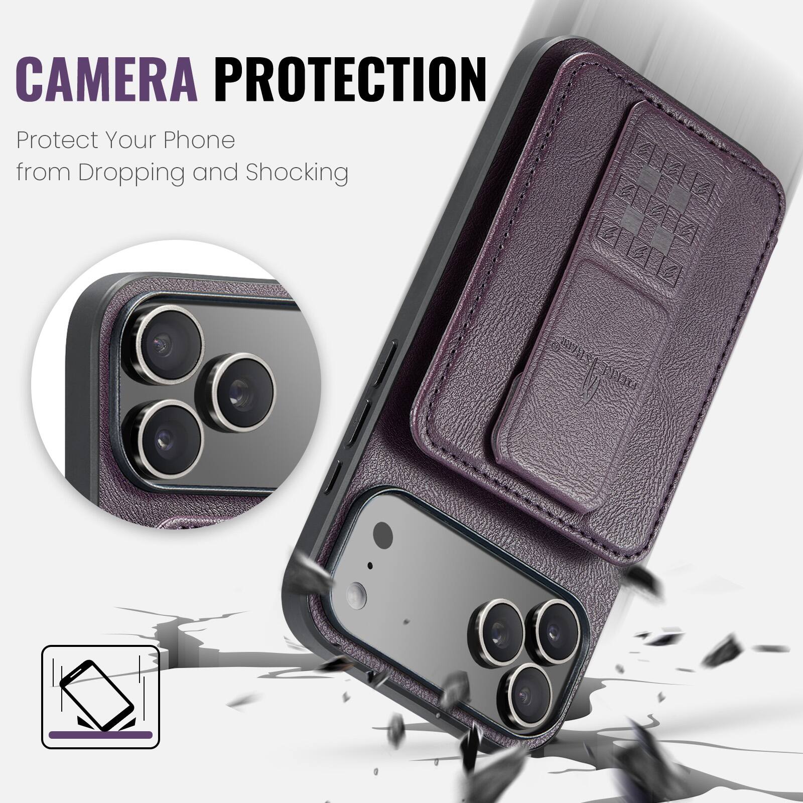 CAMERA PROTECTION  
Protect Your Phone from Dropping and Shocking