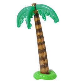 Smiffys - Inflatable Palm Tree Decoration - Multi-Colored