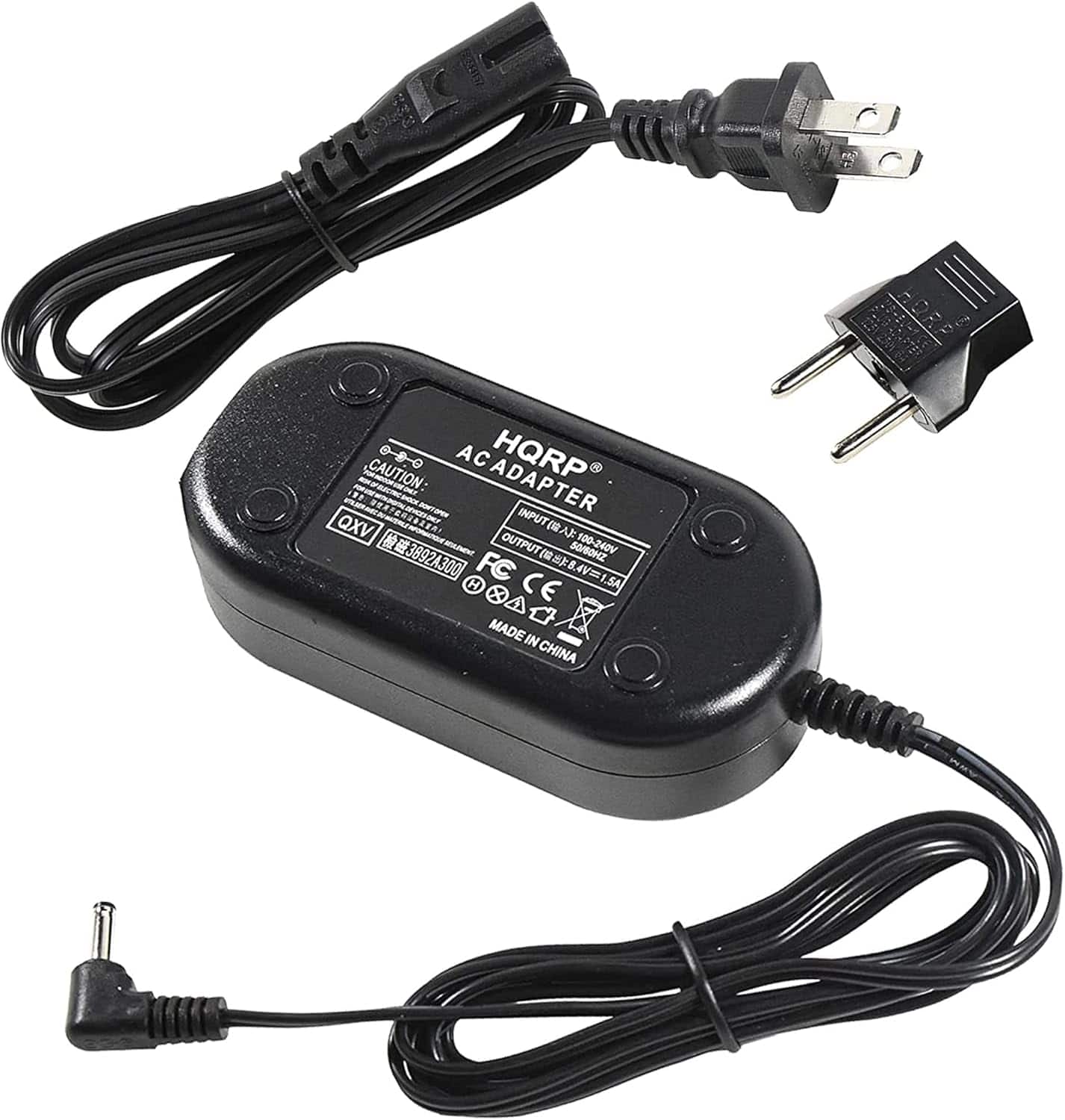 HQRP AC Adapter for Canon CA 570, VIXIA HF G10, G20, G30, S11, S20