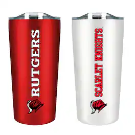 The Fanatic Group - Rutgers Scarlet Knights 18oz. Soft Touch Tumbler Two-Piece Set - Multicolor