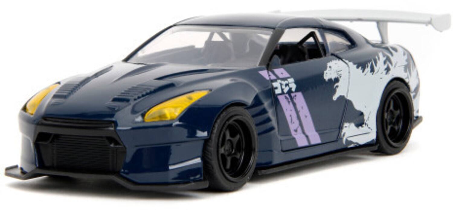 Front. Jada Toys - Jada Toys - 1:32 Godzilla - Hollywood Rides - Nissan GT-R Ben Sopra  - COLLECTABLES - Multicolor.