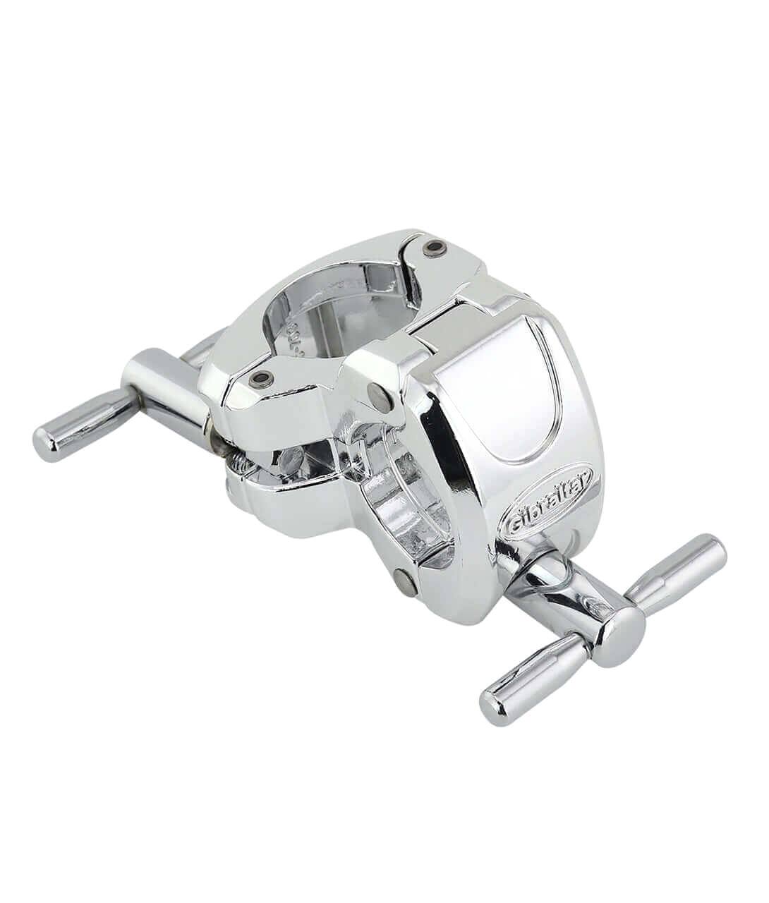 Left. Gibraltar Hardware - Chrome Right Angle Clamp, Percussion Drum Hardware Accessories and Parts.
