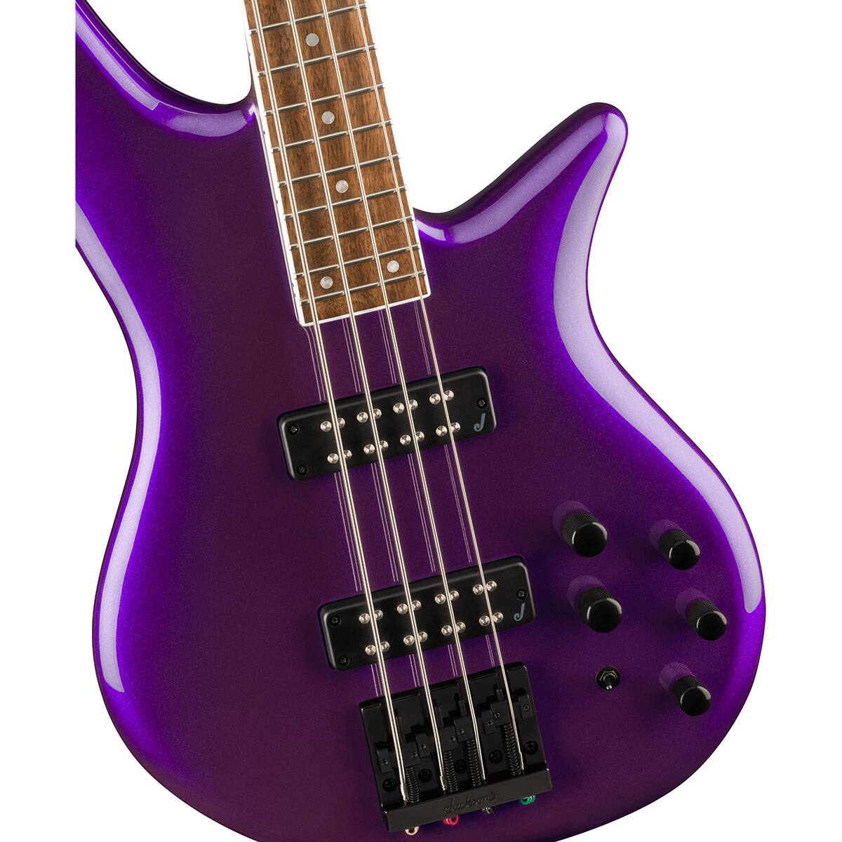 Alt View 2. Jackson - Jackson X Series Spectra Bass SBX IV Bass Guitar - Deep Purple Metallic.