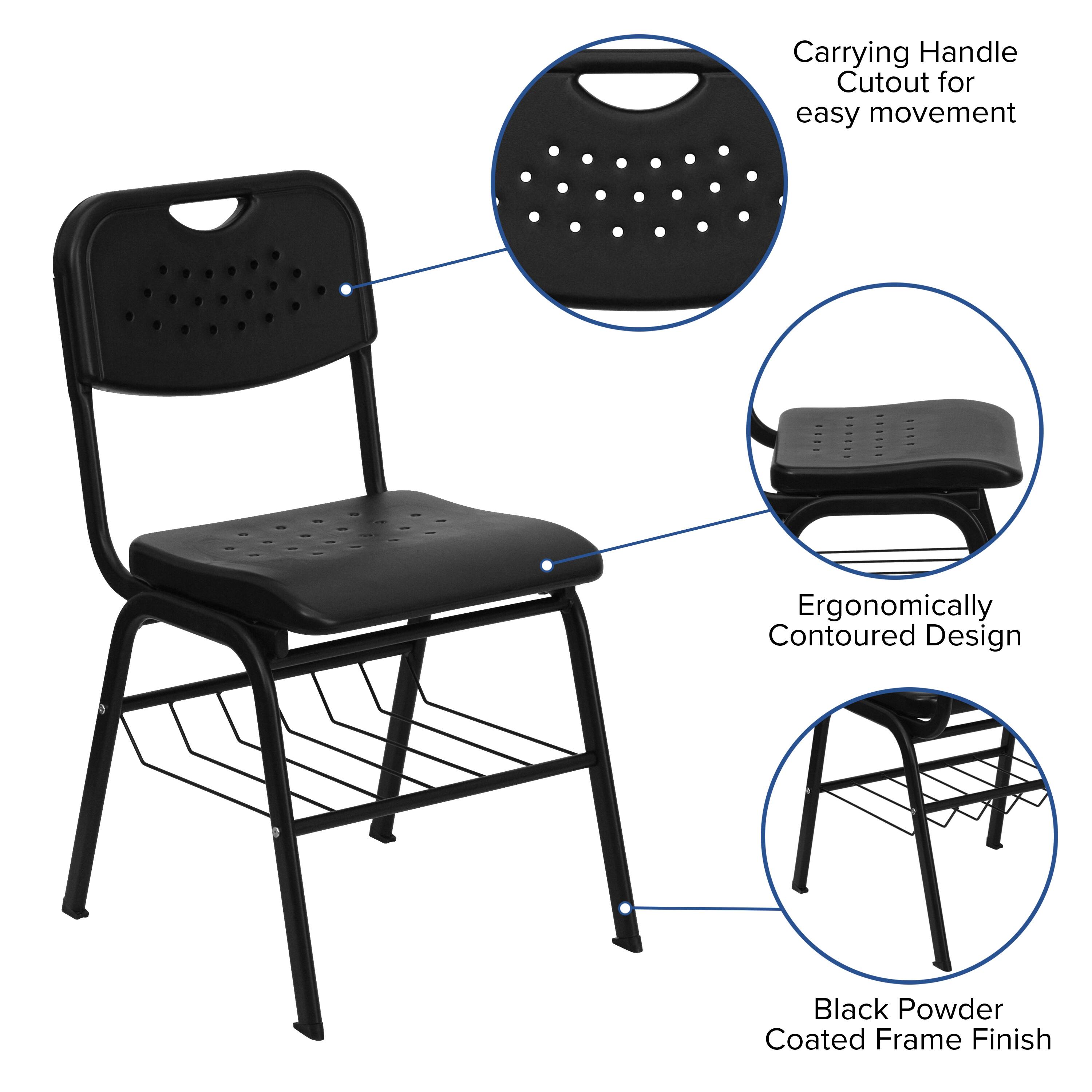 Carrying Handle Cutout for easy movement  
Ergonomically Contoured Design  
Black Powder Coated Frame Finish