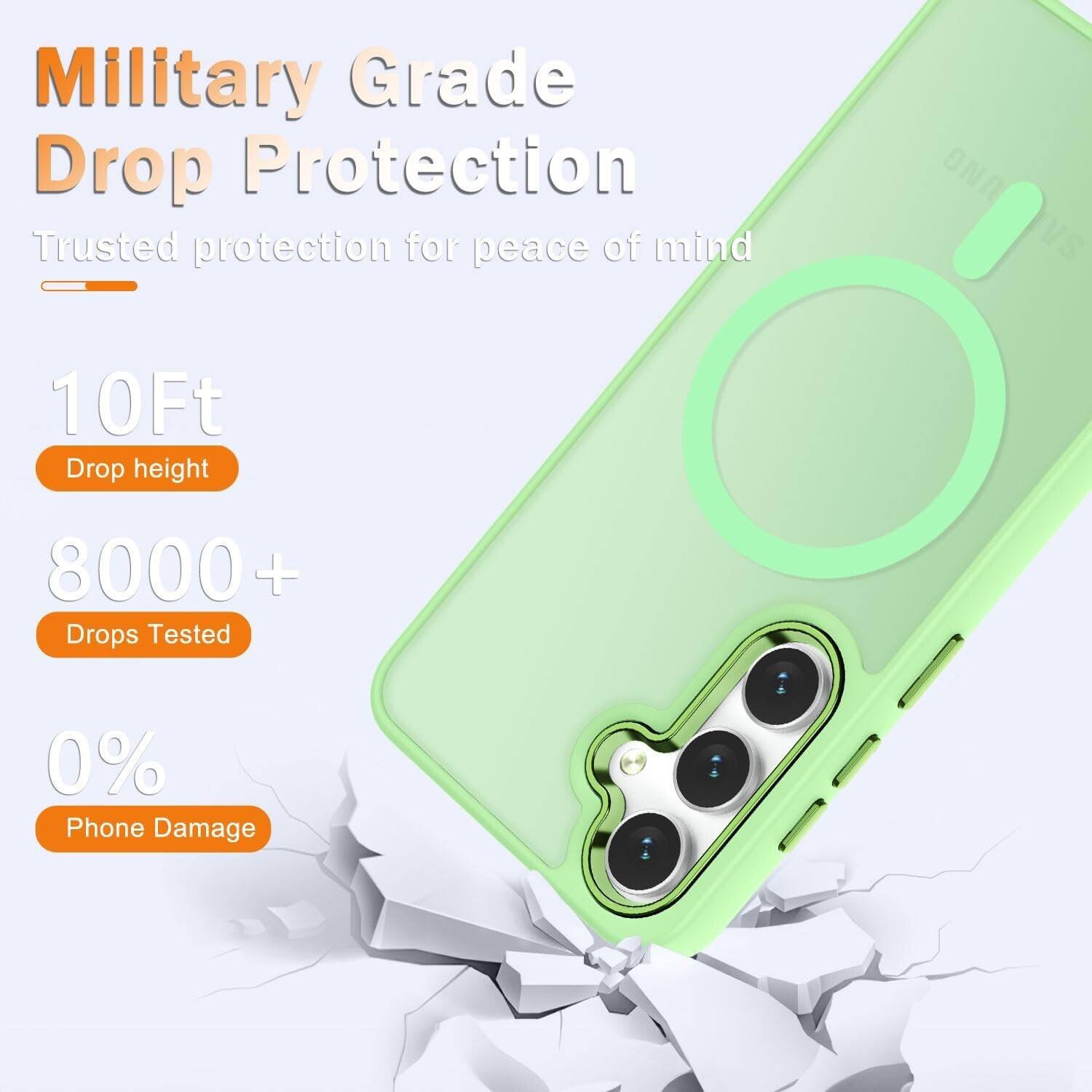Military Grade Drop Protection  
Trusted protection for peace of mind  

10Ft  
Drop height  

8000+  
Drops Tested  

0%  
Phone Damage