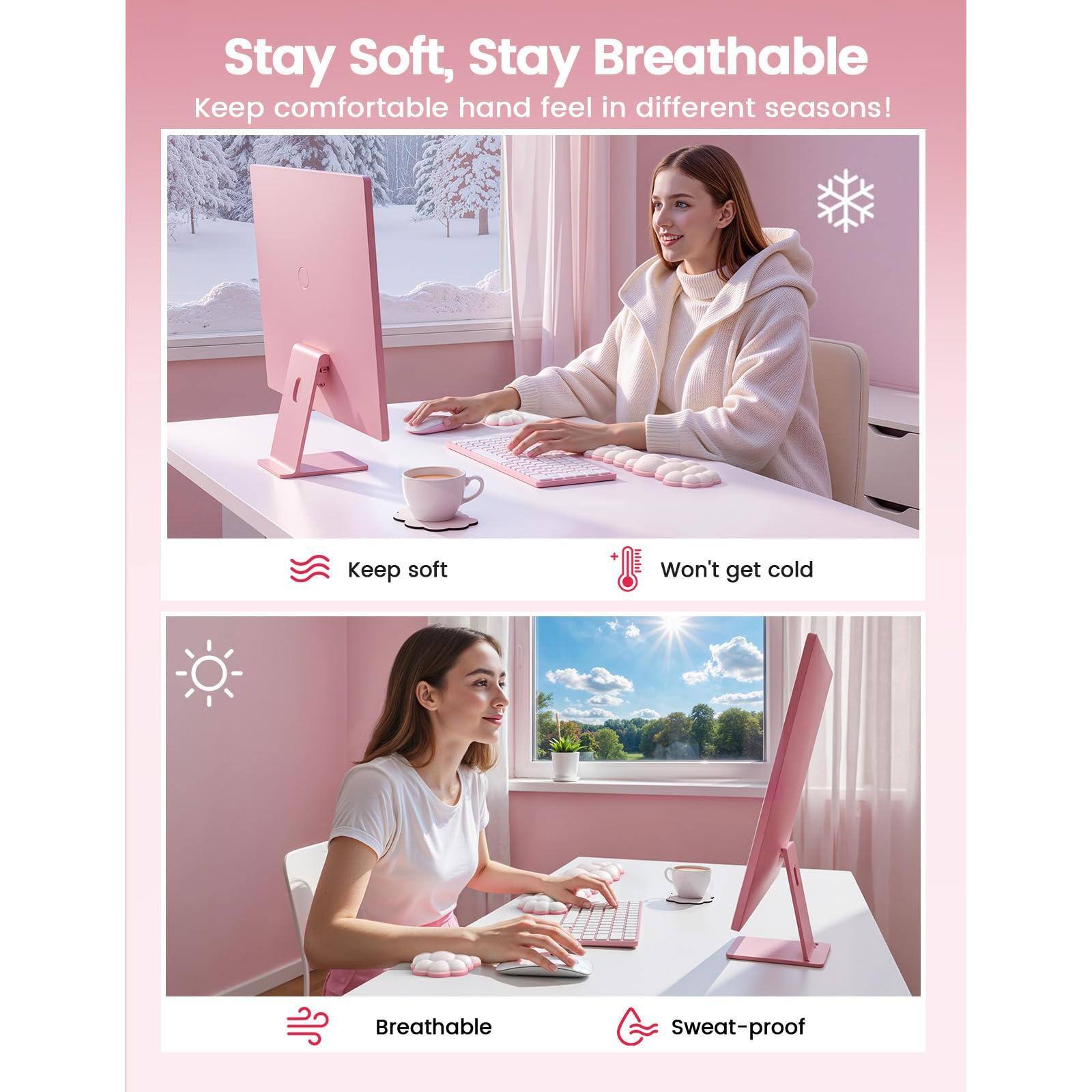 Stay Soft, Stay Breathable  
Keep comfortable hand feel in different seasons!

- Keep soft
- Won't get cold
- Breathable
- Sweat-proof