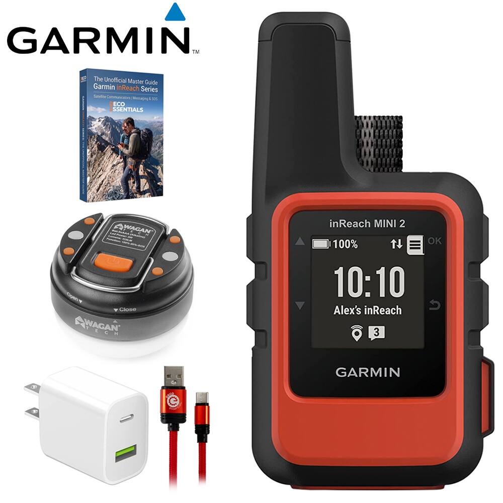 GARMIN™

The Unofficial Master Guide Garmin inReach Series Satellite Communications Messaging & SOS ESSENTIALS

WAGAN TECH

inReach MINI 2 100% OK 10:10 Alex's inReach 3

GARMIN