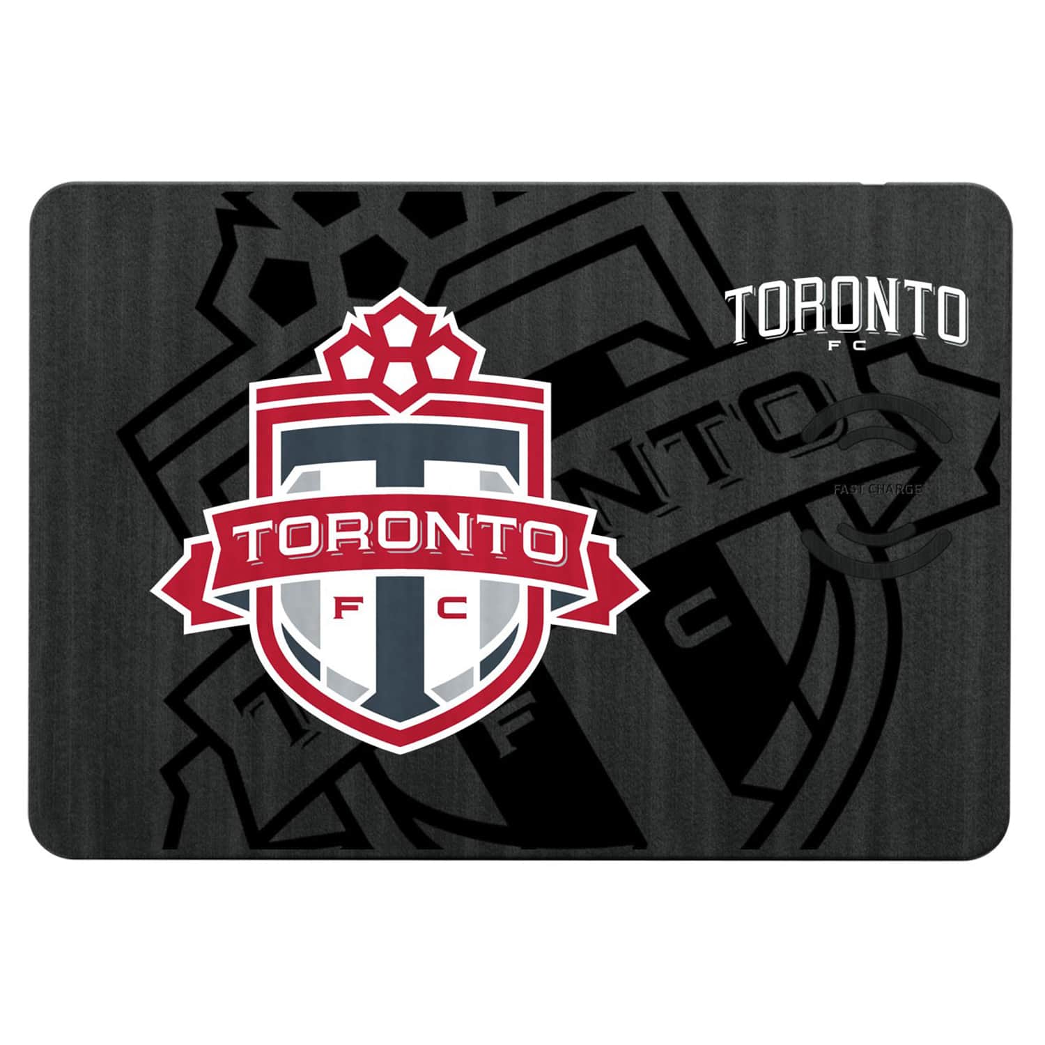 Keyscaper - Toronto FC Mono Tilt Logo Wireless Charger & Mouse Pad - Multicolor