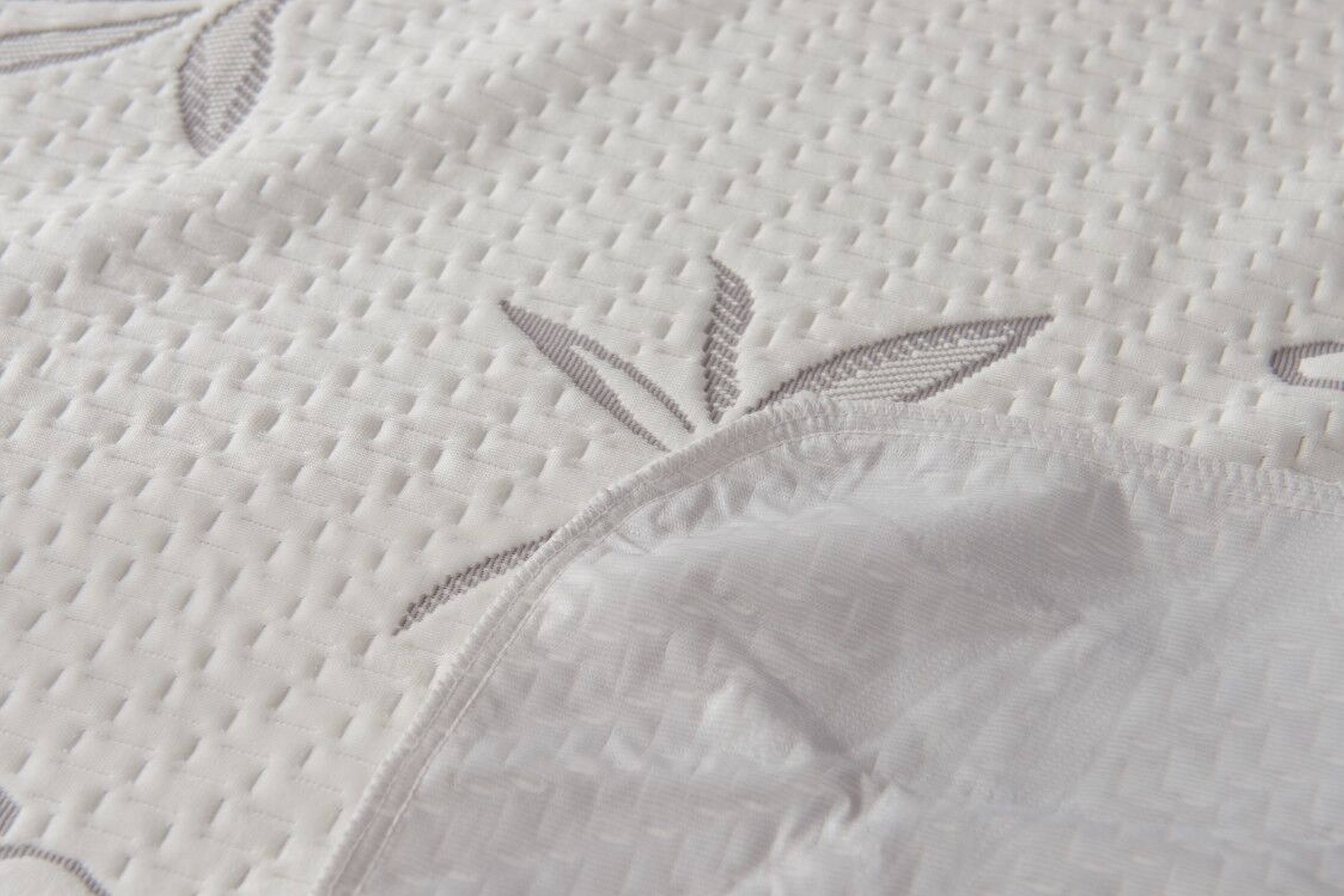 Left. Bibb Home - Premium Bamboo 100% Waterproof Mattress Protector - Standard.