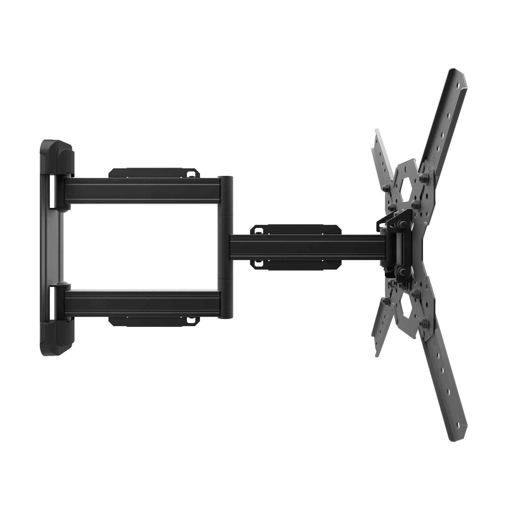 Back. Kanto - Full Motion Single Stu TV Wall Mount for 25" - 75" TVs - Black.