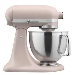 KitchenAid - Artisan® Series 5 Quart Tilt-Head Stand Mixer with Premium Accessory - Feather Pink