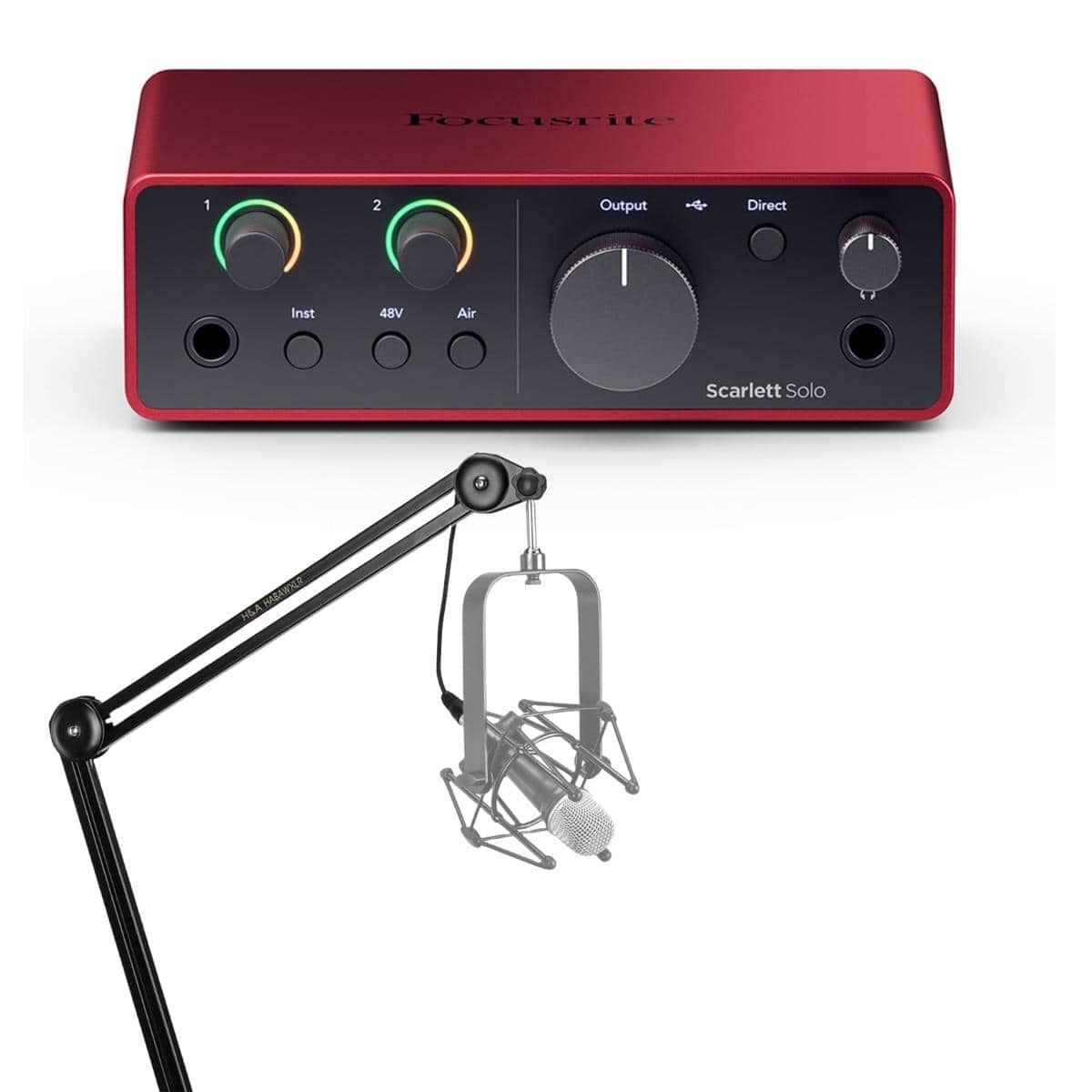 Focusrite Scarlett Solo 4th Gen USB Audio Interface & Software