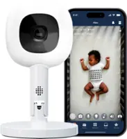 Nanit - Pro Smart Baby Monitor & Flex Stand - White - Front_Zoom