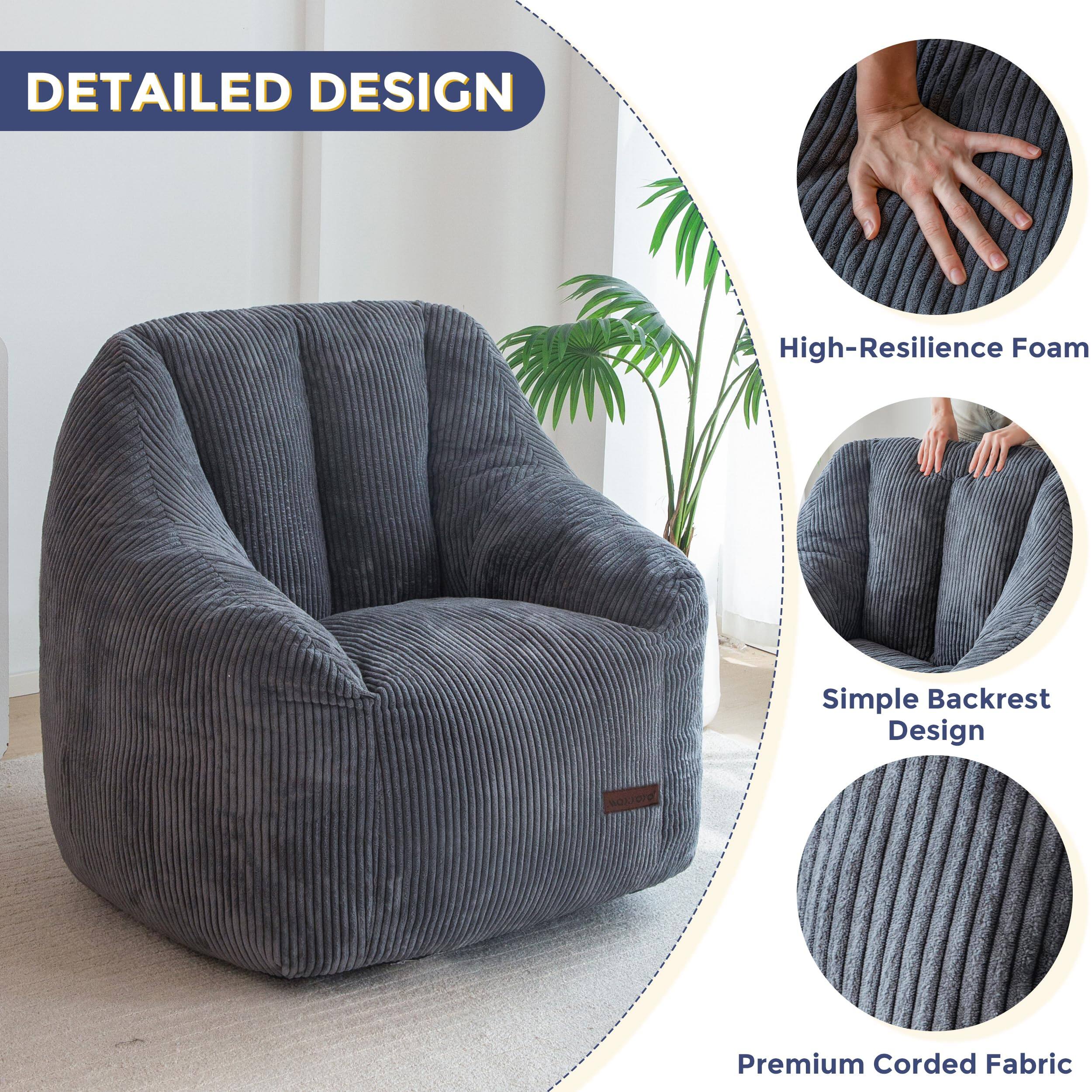 **DETAILED DESIGN**

- High-Resilience Foam
- Simple Backrest Design
- Premium Corded Fabric