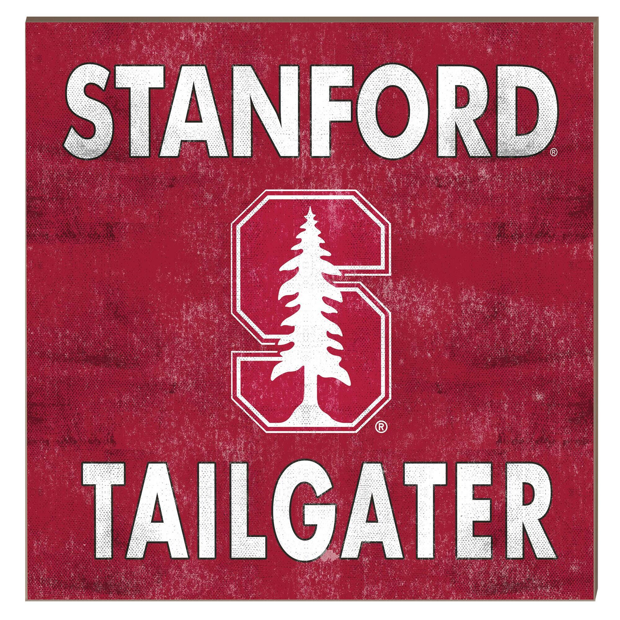 Stanford Cardinal 10" x 10" Team Color Tailgater Plaque