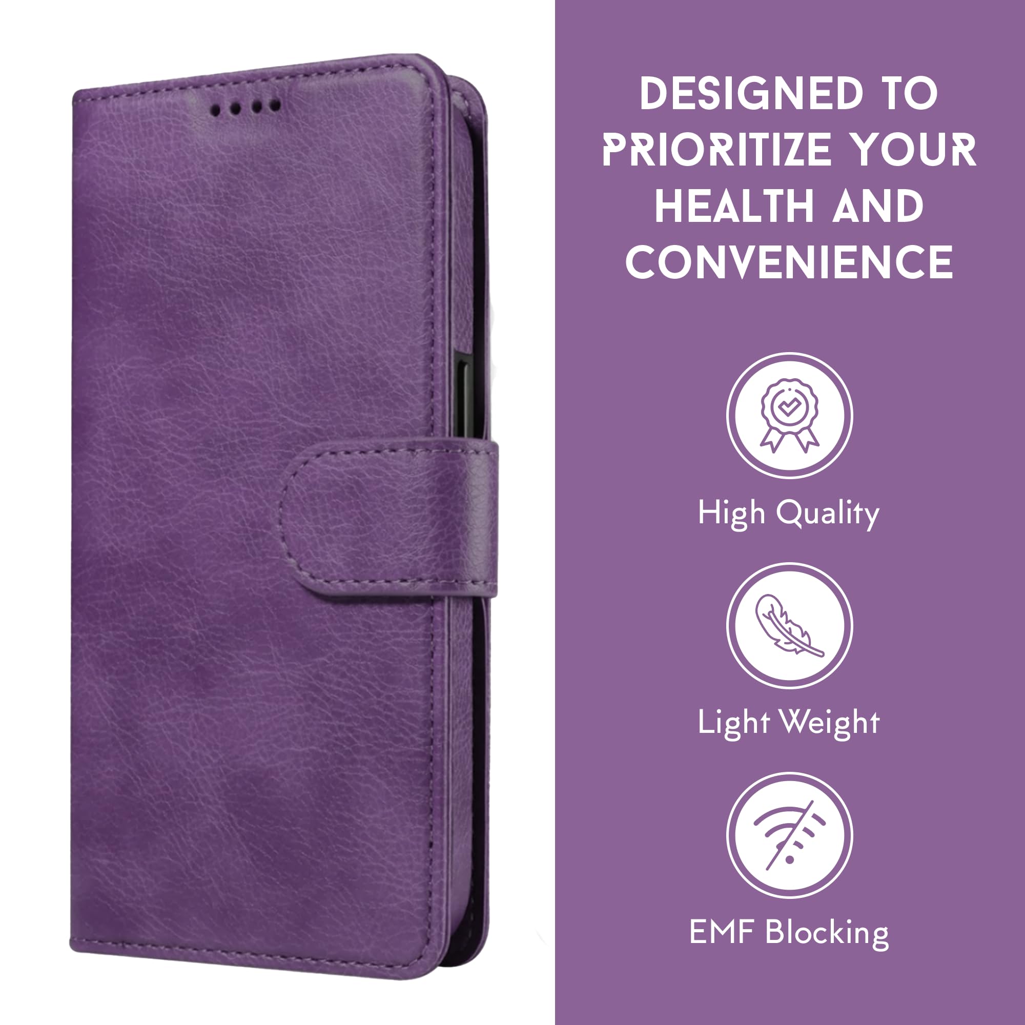 DESIGNED TO PRIORITIZE YOUR HEALTH AND CONVENIENCE

High Quality
Light Weight
EMF Blocking
