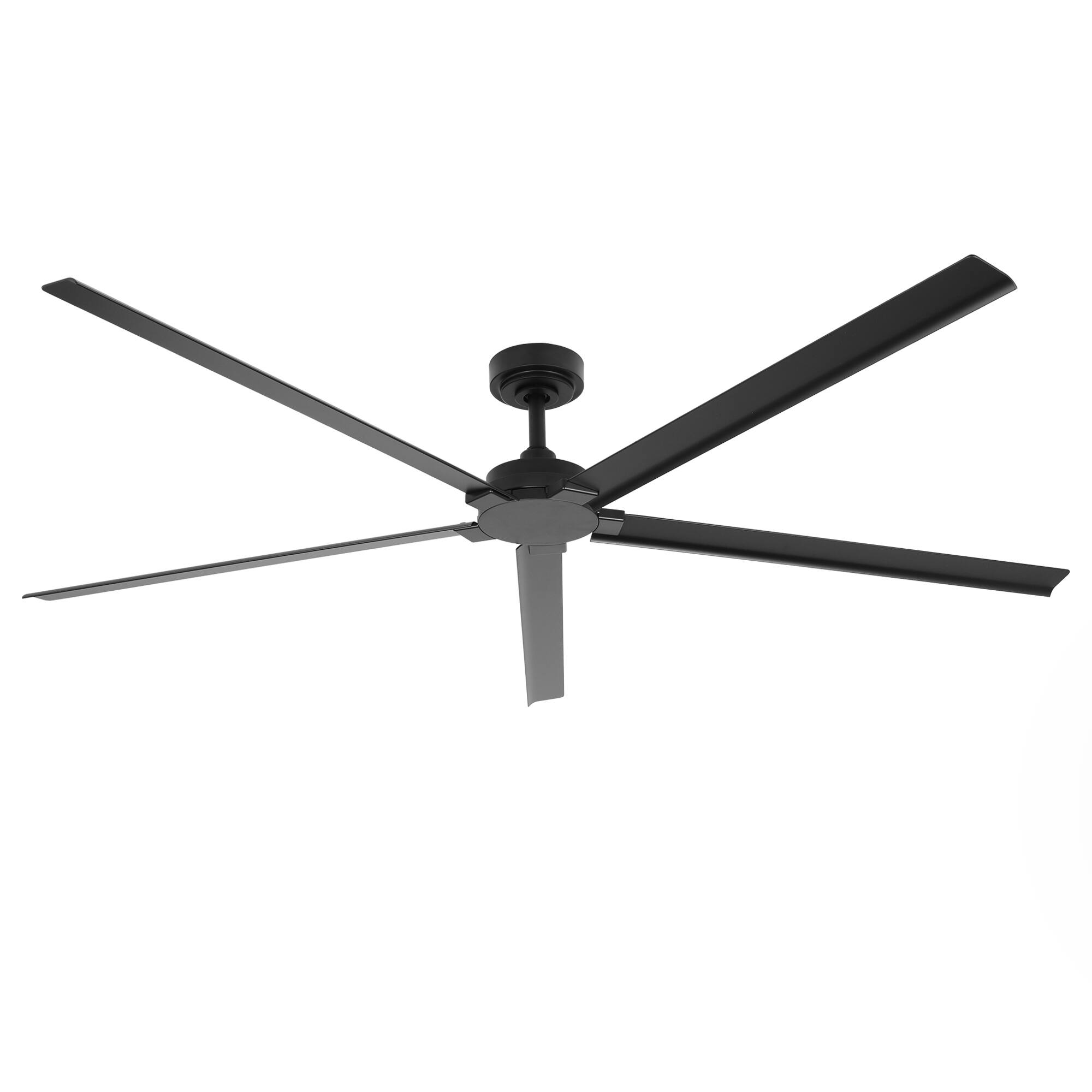 Front. Parrot Uncle - 72-Inch Wet-Rated Outdoor Aluminum Ceiling Fan with 6-Speed DC Motor & Remote – Ideal for Patios, Gazebos, and More - Black.