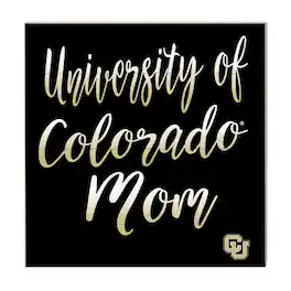 Jardine - Colorado Buffaloes 10'' x 10'' Mom Plaque - Black