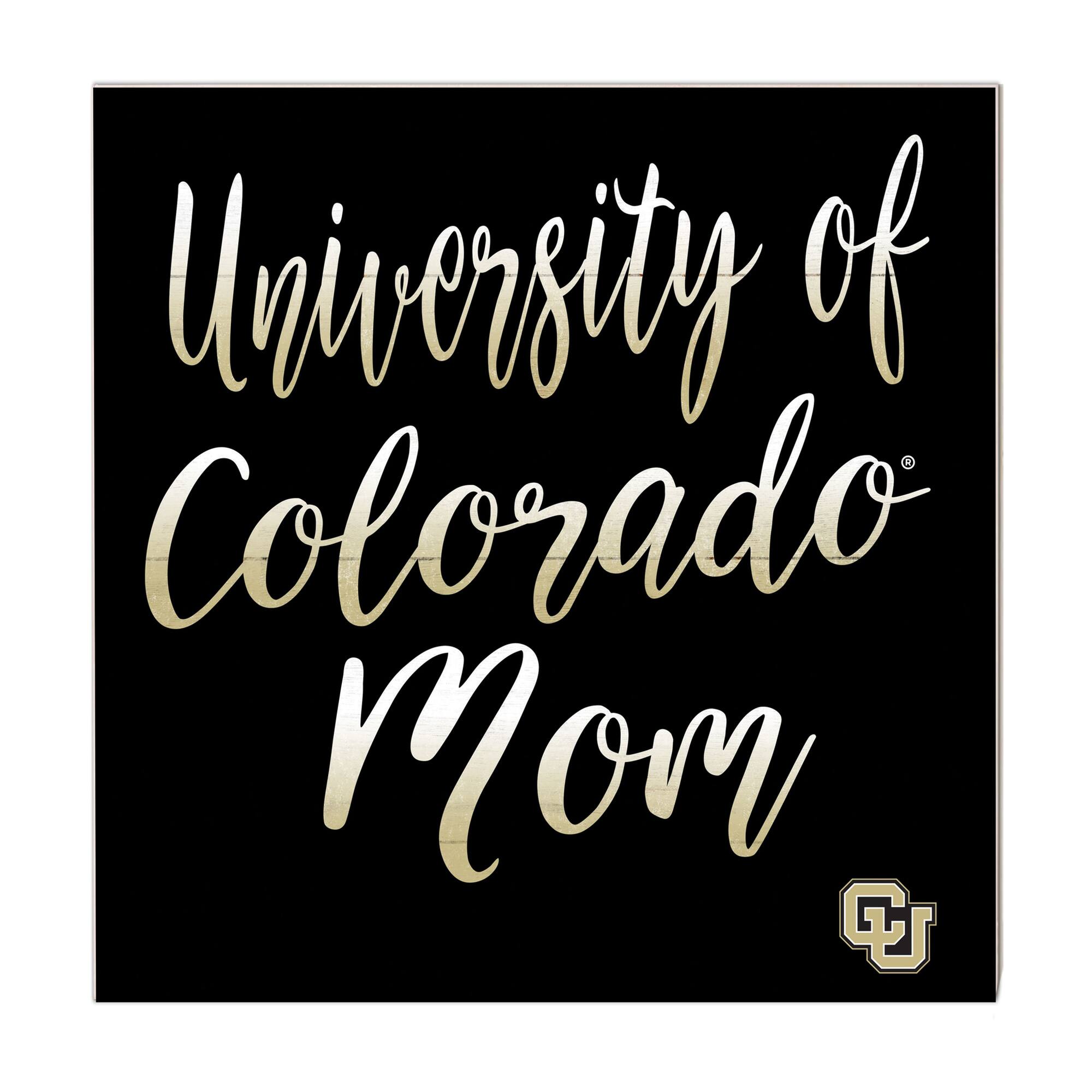 Colorado Buffaloes 10'' x 10'' Mom Plaque