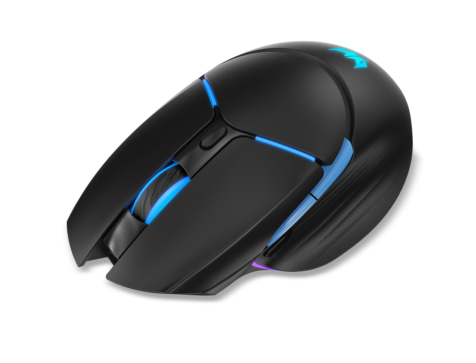 Left. Acer - Acer Predator Cestus 530 Wireless Gaming Mouse, RGB, High Precision Sensor, Adjustable DPI, Ergonomic - Black.