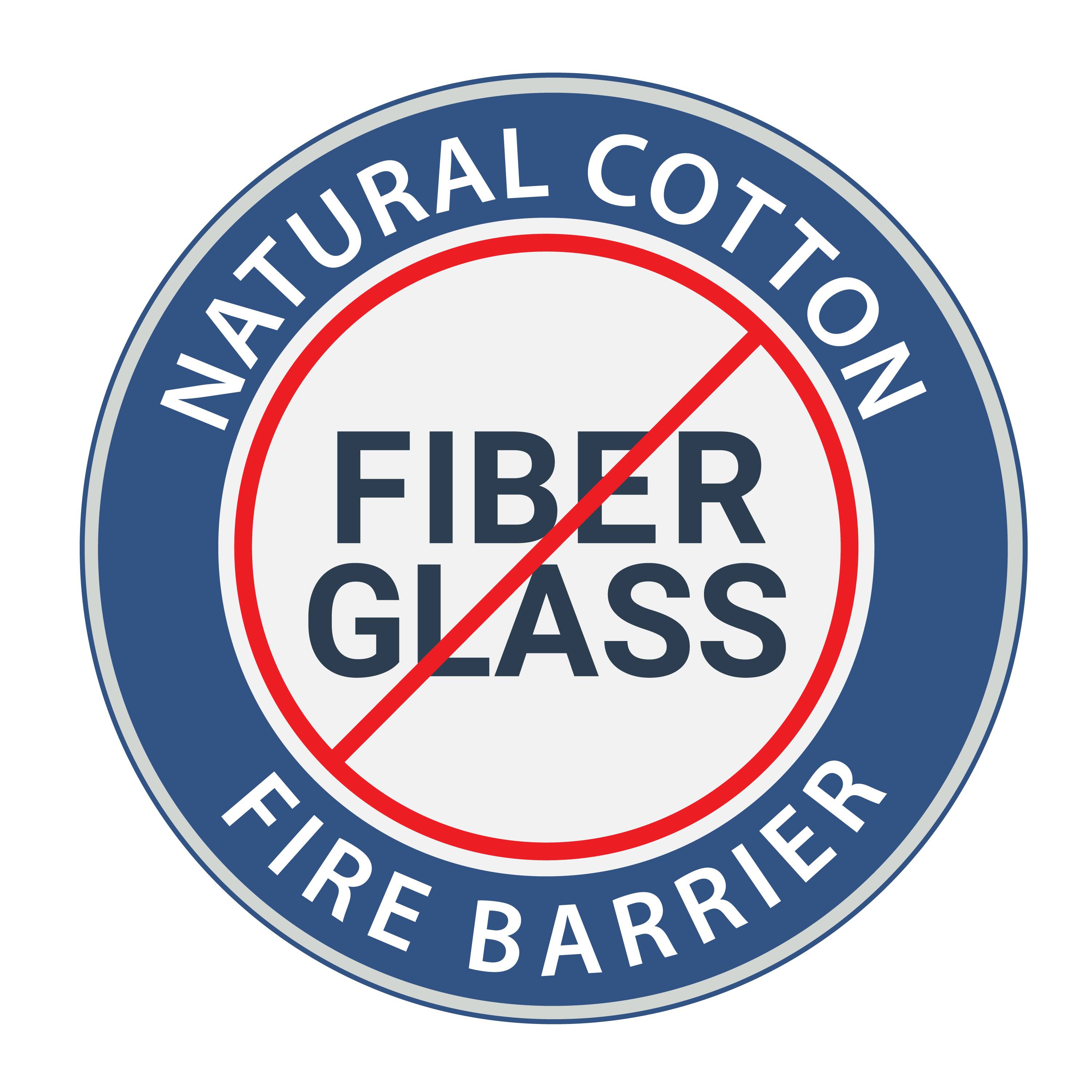 NATURAL COTTON  
FIBER GLASS  
FIRE BARRIER