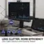 Less Clutter. More Efficiency. One Cable Solution and Docking Station.