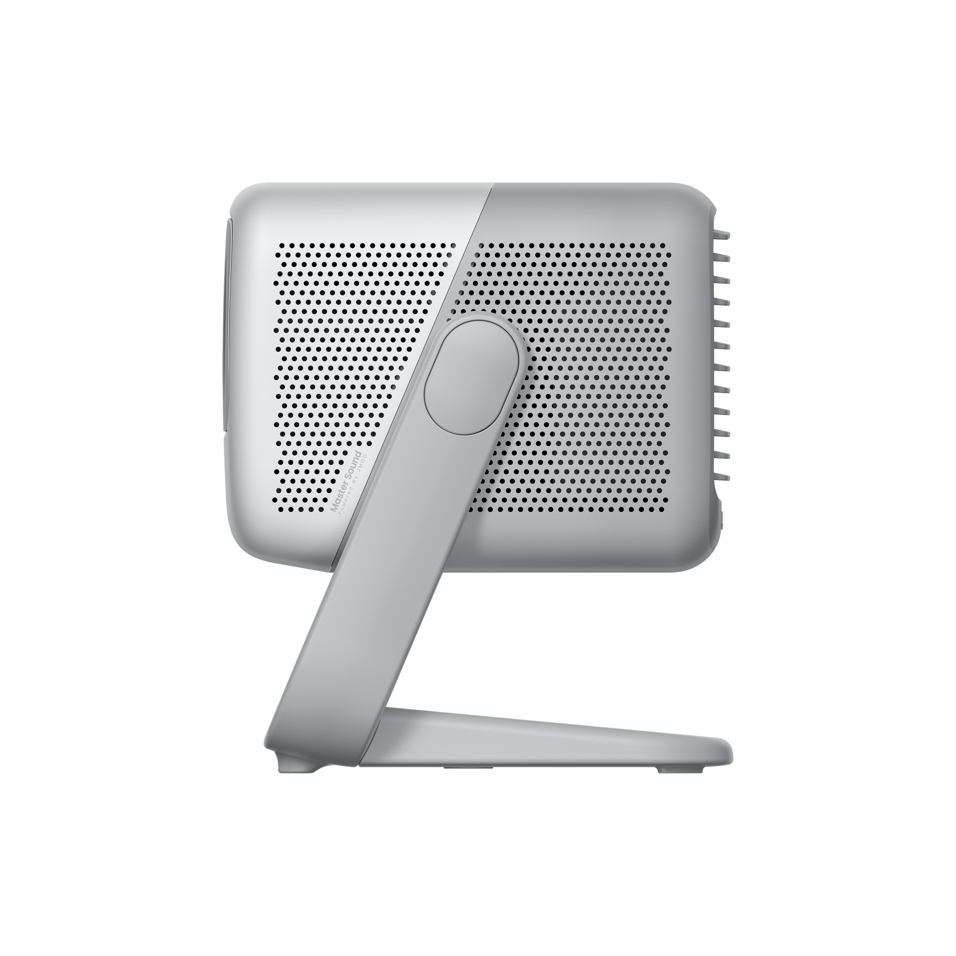 Left. JmGO - JMGO N1S SE 1080P FHD Triple Laser Smart Projector Google TV Dual Speakers Dolby Audio 3D Movie for Home Theater - Grey.