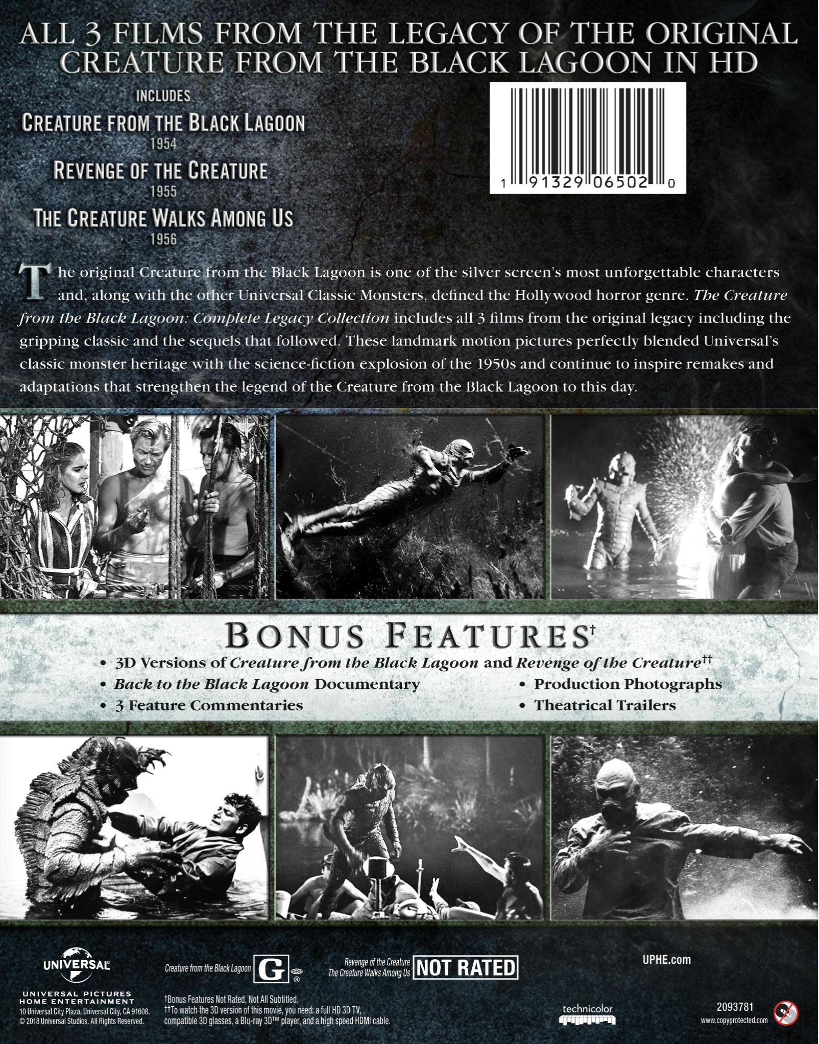 Angle. Creature from the Black Lagoon: Complete Legacy Collection [Blu-ray].