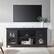Alt View 35. Unbranded - Clementine TV Stand for Most TVs up to 75" - Black Grain.