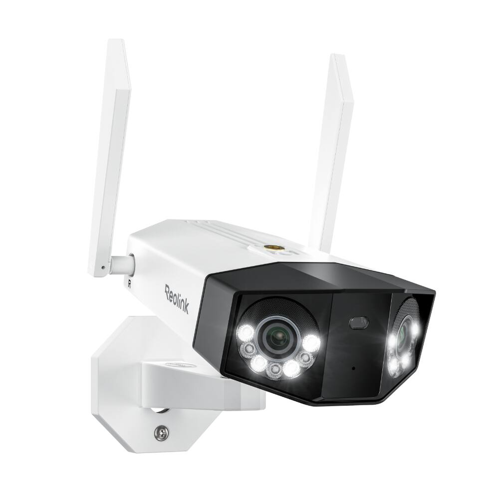 Angle. Reolink - Reolink 2Pcs Duo 3 WiFi 16MP 180° Dual-Lens Security Camera Real-Time Alerts Motion Track Smart Detection 24/7 Recording - White.