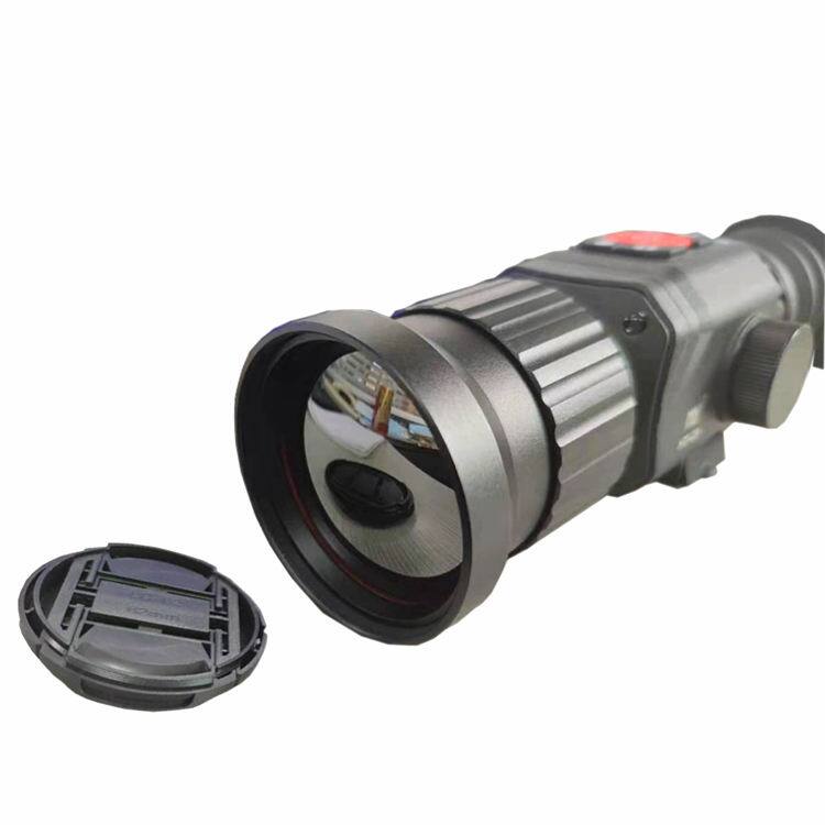 Alt View 2. Cluzine - Thermal Imaging Night Vision Scope with Zoom Focus, Crosshair Reticle, 25mm Objective Lens for Hunting.