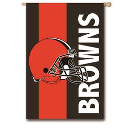 Evergreen Enterprises - Cleveland Browns 28" x 44" Double-Sided Embellish House Flag - Multicolor
