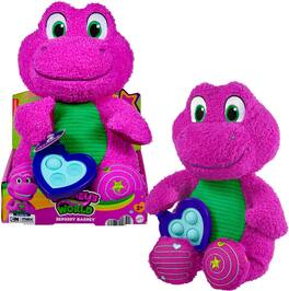 Fisher Price - Barney's World: Sensory Barney Plush Fidget Toy - Collectibles - Multicolor