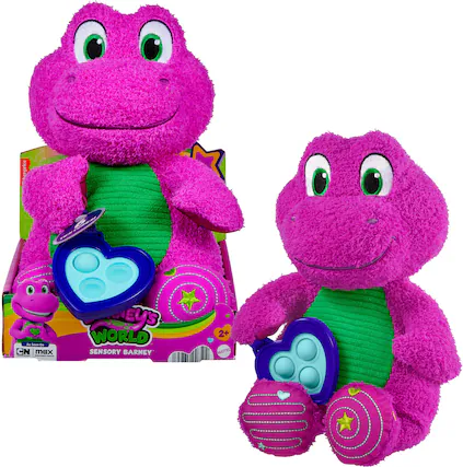 Eeprice FO - I 1 i -N max I e | - EYS WORLD SENSORY BARNEY 2+ MATTEL