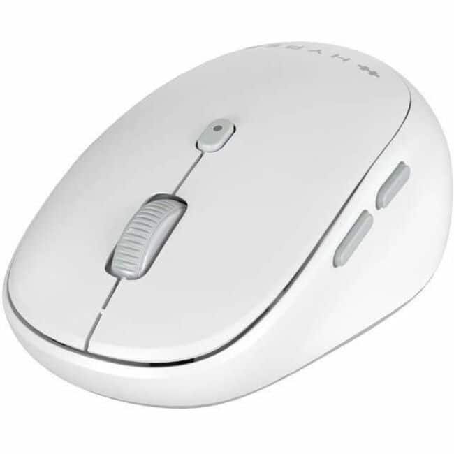 Hyper - HyperSpace Bluetooth Mouse - Mid Size Mouse - Wireless - Bluetooth - Space Gray, 1 x AA Battery Supported - Wireless - White