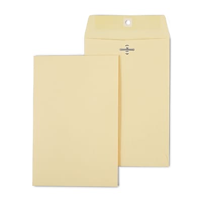 Front. Staples - Kraft Catalog Envelopes, 6" x 9", 100/Box - Manila.