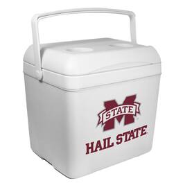 Indigo Falls - Mississippi State Bulldogs 24-Can Tailgate Cooler - White