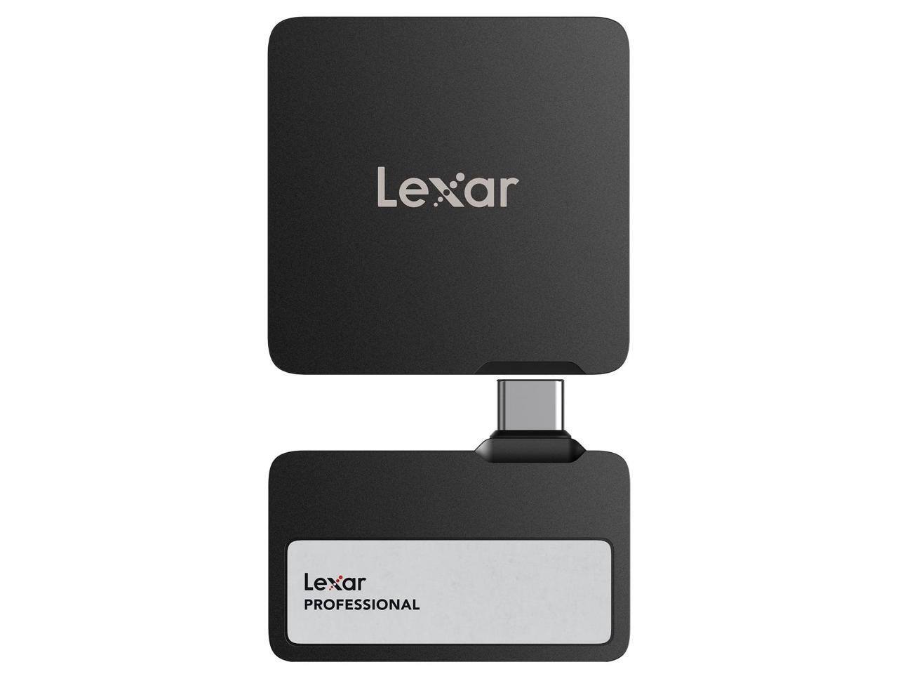 Lexar SL400 1TB Portable SSD with Hub Black LSL400S001T-RNBNU
