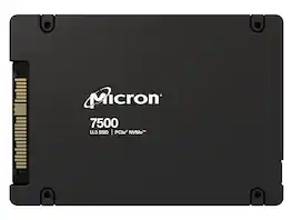 Crucial - Micron 7500 MAX 1.6 TB 2.5" 256-bit U.3 PCIe 4.0 (NVMe) Solid state drive Model MTFDKCC1T6TGQ-1BK1DABYYR