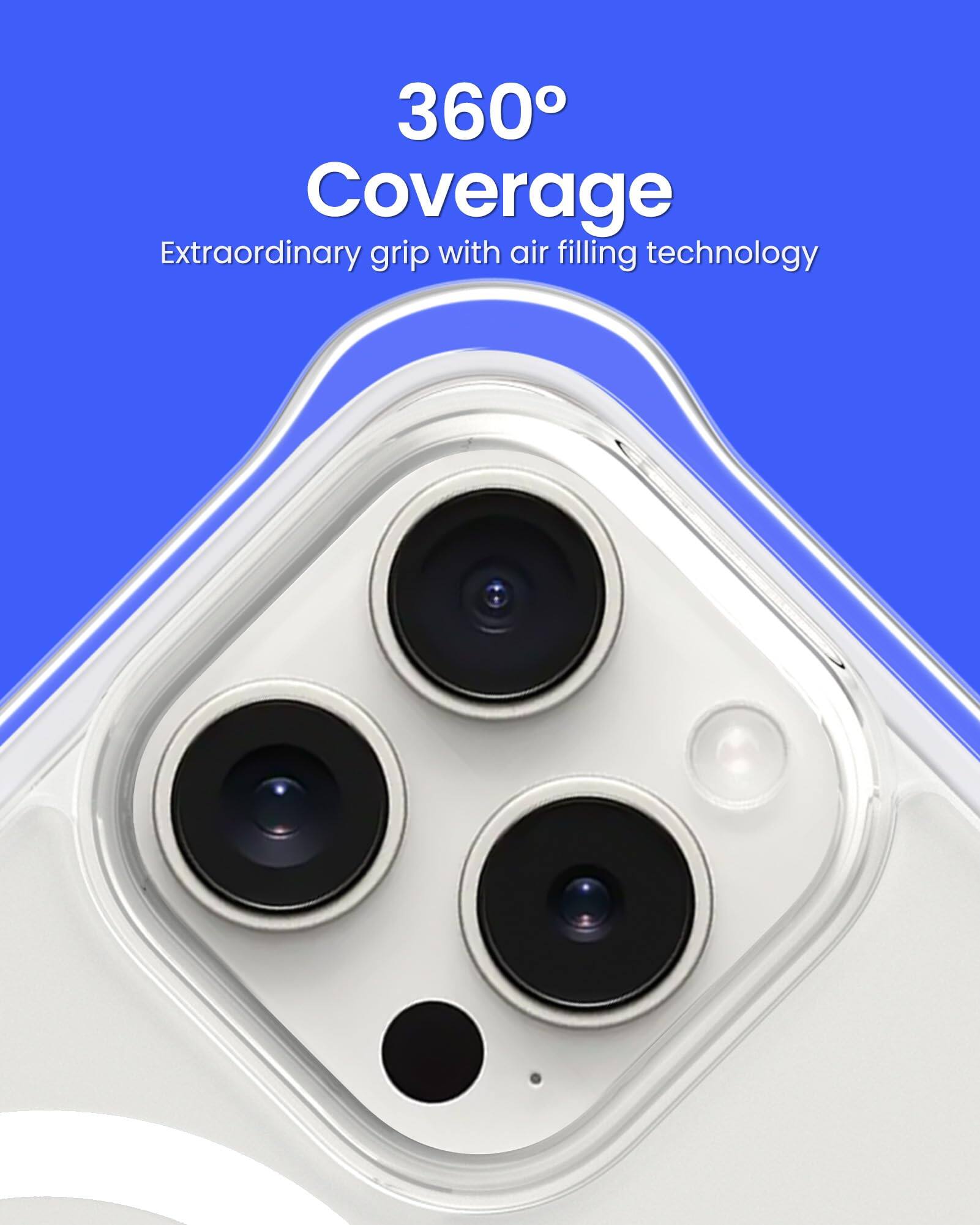 360° Coverage Extraordinary grip with air filling technology